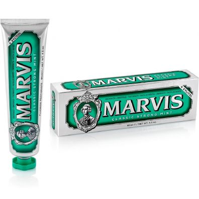 Marvis Fluoride Toothpaste Classic odwieajca pasta do zbw z fluorem Strong Mint 85 ml