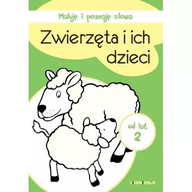 Zwierz�ta i ich dzieci maluj� i poznaj� s�owa