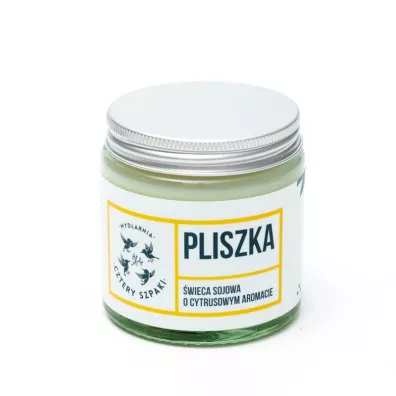 Mydlarnia 4 Szpaki Pliszka - sojowa wieca zapachowa, cytrusowa 100 g