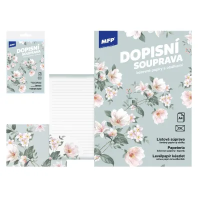 Papeteria A4 5 kopert C6 10 kartek Kwiaty MFP 5550373MFP