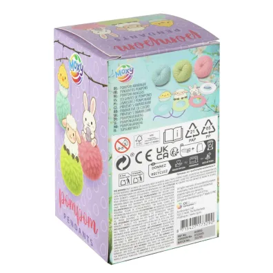 Grafix Zestaw kreatywny Pompony  w��czka 3szt Wielkanoc  ANTELLA 173290