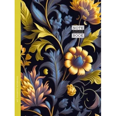 Fresh Notatnik ozdobny Flora 143x200 mm, kratka 64 kartek