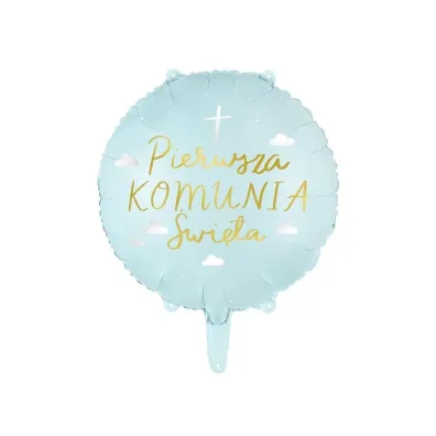 PartyDeco Balon fol.Komunia �wi�ta 45 mix 10796