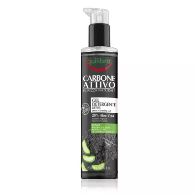 Equilibra Carbo Detox Cleansing Gel oczyszczaj�cy �el do mycia twarzy z aktywnym w�glem 200 ml