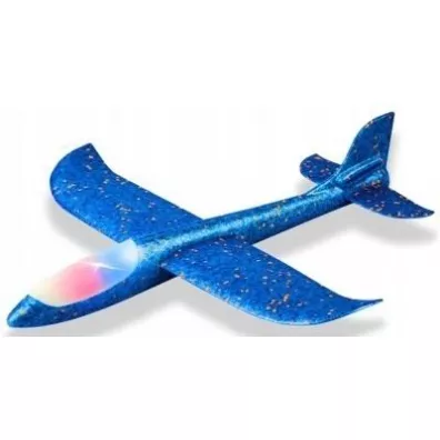 Samolot styropianowy ze �wiat�em Macyszyn Toys