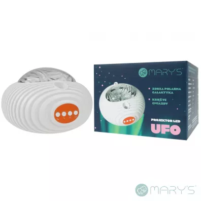 Projektor ufo galaktyka RGBW z pilotem