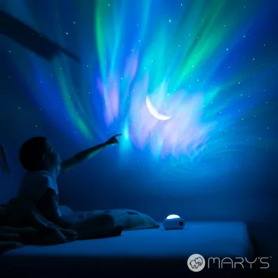 Projektor ufo galaktyka RGBW z pilotem