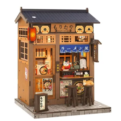 Puzzle Miniaturowy domek Book Nook Bar w Tokio Habarri