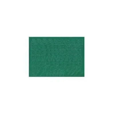 Artdruk Litery samoprzylepne 2cm zielone