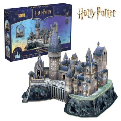 Puzzle 197 3D Harry Potter Zamek Hogwart 306-540302 Cubic Fun