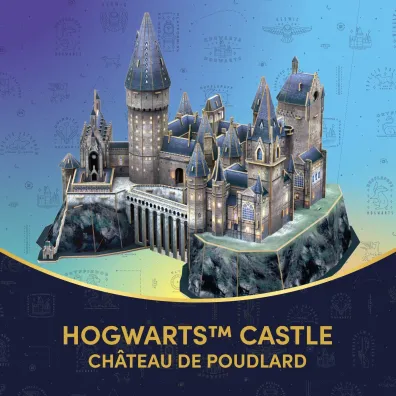 Puzzle 197 3D Harry Potter Zamek Hogwart 306-540302 Cubic Fun