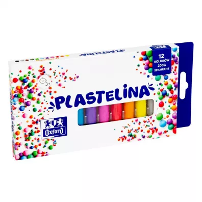 Oxford Plastelina 12 kolor�w 200g
