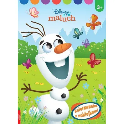 Kolorowanka z naklejkami. Disney maluch. Wydawnictwo Ameet