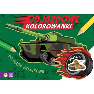 Odjazdowe kolorowanki. Pojazdy wojskowe