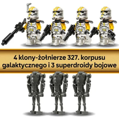 LEGO Star Wars Zestaw bitewny — �o�nierze-klony z 327. korpusu galaktycznego 75431