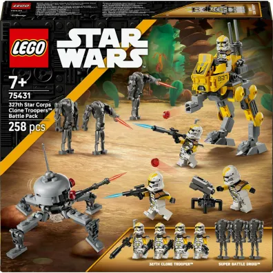 LEGO Star Wars Zestaw bitewny — �o�nierze-klony z 327. korpusu galaktycznego 75431