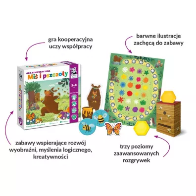 Gra kooperacyjna. Mi i pszczoy. Kapitan Nauka Edgard