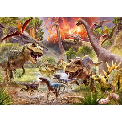 Puzzle 60 el. Dinozaury Ravensburger