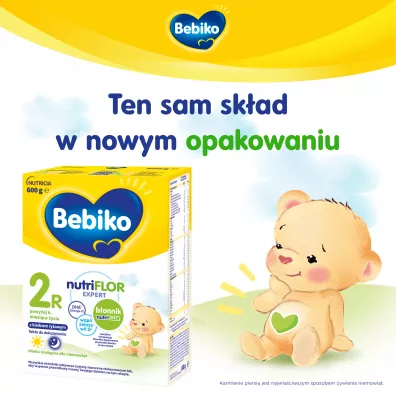 Bebiko 2R Mleko nastpne dla niemowlt powyej 6. miesica ycia Zgrzewka 5 x 600 g