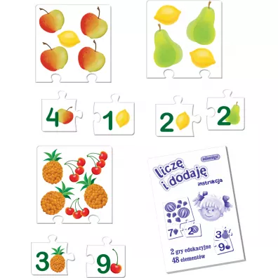 Puzzle Licz� i dodaj� Adamigo