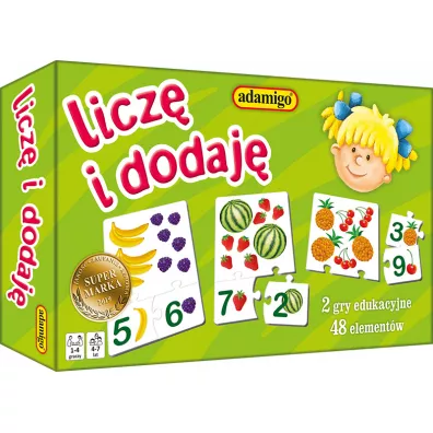 Puzzle Licz� i dodaj� Adamigo