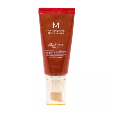 Missha M Perfect Cover BB Cream SPF42/PA+++ wielofunkcyjny krem BB 27 Honey Beige 50 ml