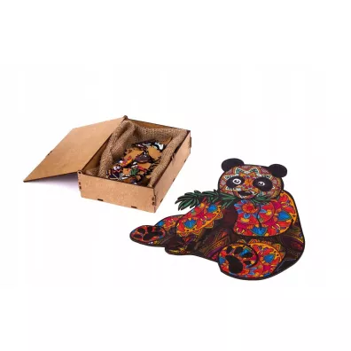 Puzzle drewniane eko 65 el. Kung Fu Panda A4 PuzzleOK