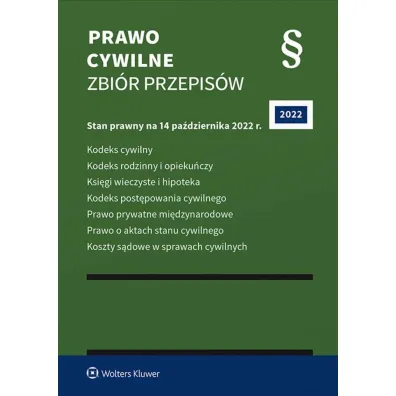 Prawo cywilne. Zbi�r przepis�w wyd. 2022