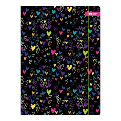 Happy Color, Teczka kartonowa z gumk� 24x31cm - My Love