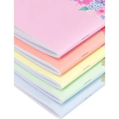 Oxford Zeszyt Flowers A4 mix kratka 60 kartek