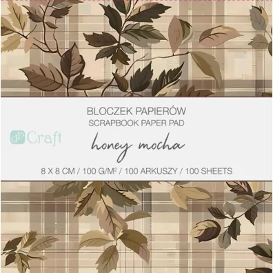 dpCraft Bloczek papier�w rose mist 8x8cm 100kartek