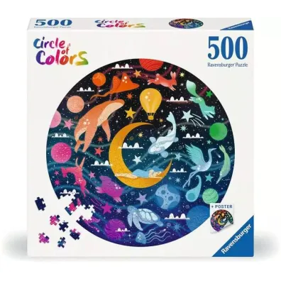 Puzzle 500 el. 2D Paleta kolor�w. Sny Ravensburger