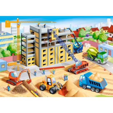 Puzzle 60 el. Big Construction Site Castorland