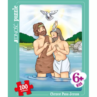 Puzzle 100 el. Chrzest Pana Jezusa Jedno��