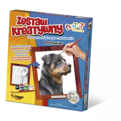 Zestaw Kreatywny do malowania - Rottweiler