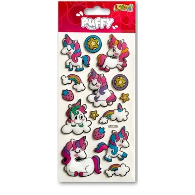 Penmate Naklejki puffy Unicorns