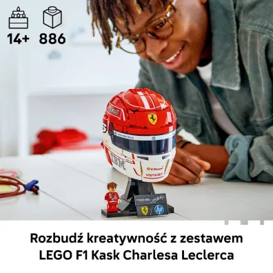 LEGO Editions Kask Charles Leclerc Scuderia Ferrari HP 43014