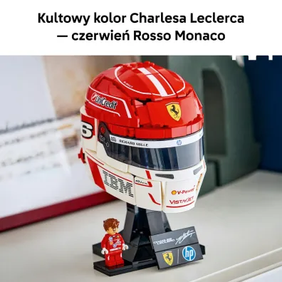 LEGO Editions Kask Charles Leclerc Scuderia Ferrari HP 43014