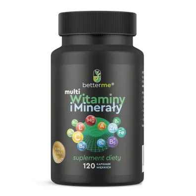 BetterMe Multi Witaminy i Minera�y suplement diety 120 kaps.