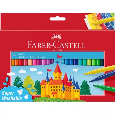 Faber-Castell Flamastry Zamek 50 szt.