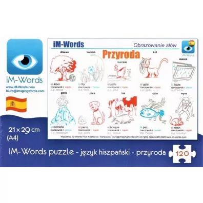 Puzzle 120 el. Hiszpa�ski. Przyroda iM-Words