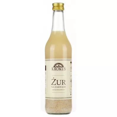 Krokus �ur na zakwasie niepasteryzowany 480 ml
