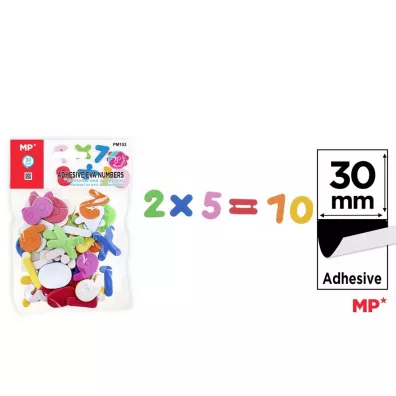 Mp Main Paper Naklejki z pianki EVA numerki du�e