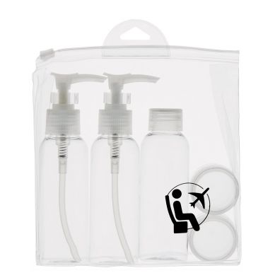 Inter Vion Travel Cosmetic Container Kit podróżny zestaw pojemników na kosmetyki 5szt
