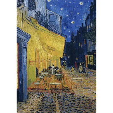 Puzzle 1000 el. Taras kawiarni w nocy Trefl