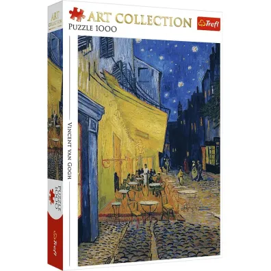 Puzzle 1000 el. Taras kawiarni w nocy Trefl