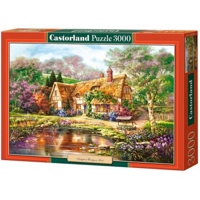 Puzzle 3000 el. Twilight at Woodgreen Pond Castorland