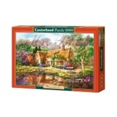 Puzzle 3000 el. Twilight at Woodgreen Pond Castorland