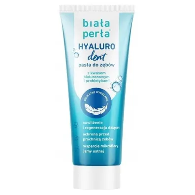 Bia�a Per�a Hyaluro Dent pasta do z�b�w z kwasem hialuronowym i probiotykami 75 ml