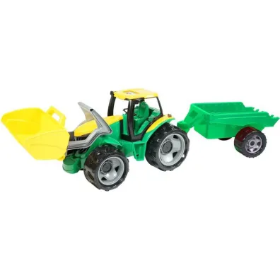 Lena Gigant Traktor z przyczepk� i spychem
